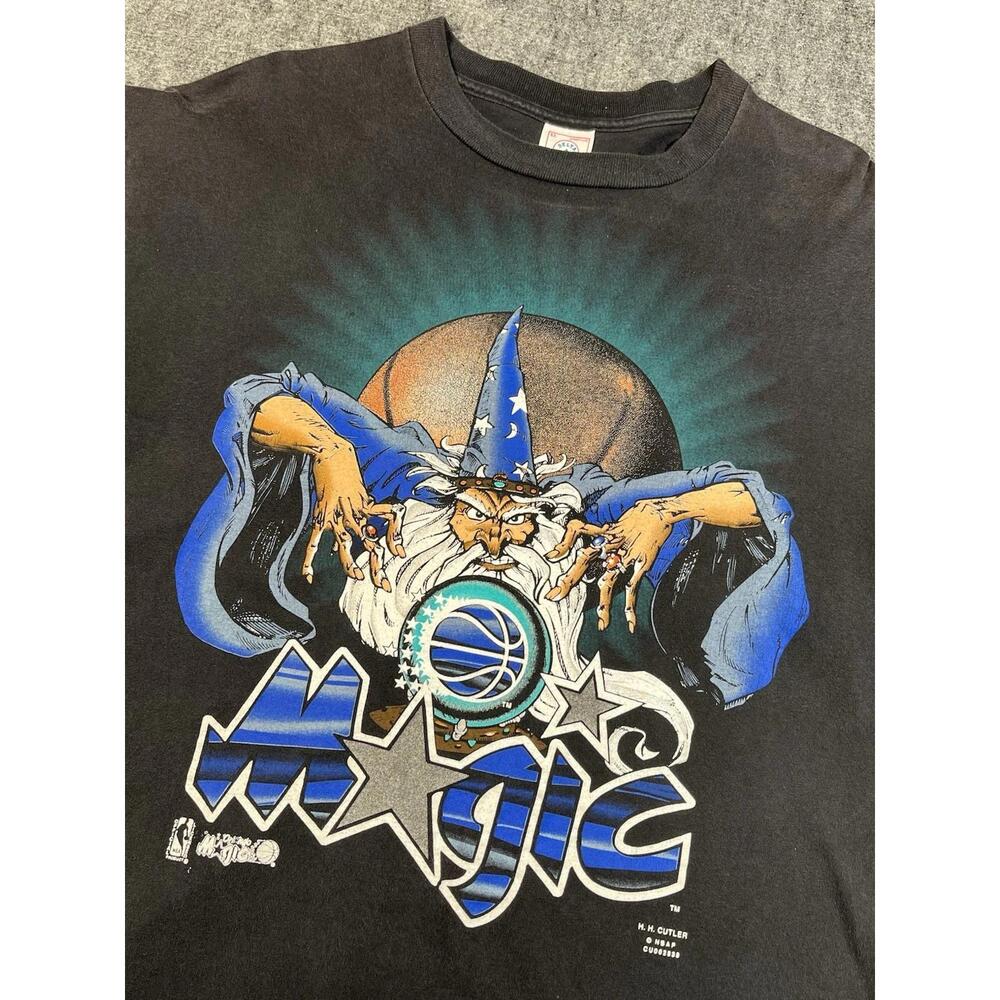 90S Orlando Magic T Shirt Xl Fade Single Stitch Wizard Baskettball